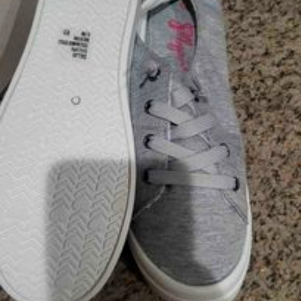 Grey jellypop shoes 9.5 new
